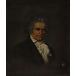 German School (19th century), Portrait of Ludwig Van Beethoven (1770-1827), oil on canvas, unsigned,