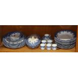 (lot of approx 30) Royal Worchester transferware, consisting of a lidded tureen, dinner plates,