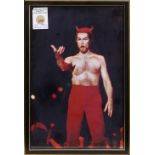 Robert Cohen (American, 20th century), Samuel Ramey as Mephisto, inkjet print in colors, signed