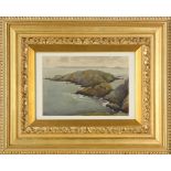 California School (20th century), San Francisco Bay, watercolor, signed indistinctly "A.