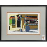 Joseph C. English (American, 20th/21st century), "MacArthur Market," 1978, color c-print, pencil