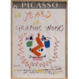 After Pablo Picasso (Spanish, 1881-1973), "Picasso: 60 Years of Graphic Works [Los Angeles County