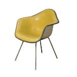 Charles and Ray Eames for Herman Miller DAX-1 chair, 1973, executed in molded fiberglass, steel,