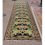 William Morris Arts and Crafts style runner 2'9" x 15'7"