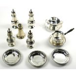(lot of 12) American sterling silver table top articles, consisting of (5) shakers or casters,