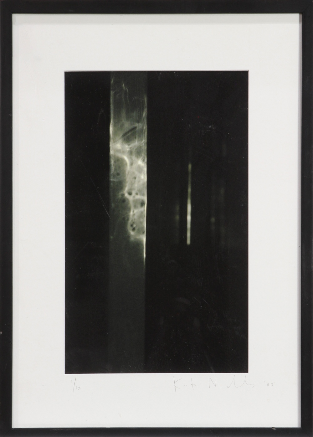 Kent Nichols (American, 20th century), Lit Dark Room, 2005, inkjet print, pencil signed and dated