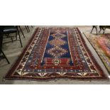 Antique Caucasian Kuba Karagashli rug, 4'11" x 8'7"