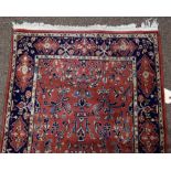 Indo Tabriz runner, 2'8" x 20'5"