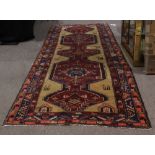 Semi Antique Persian Serab runner 3'10" x 11