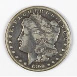 1890 (CC) Carson City Morgan Silver Dollar VF/XF