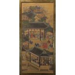 Anonymous (Chinese, Qing dynasty), Wedding, ink and color on silk, depicting the joyous