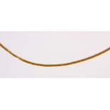 22k yellow gold link chain The 22k yellow open link, measures approximately 3.0 mm in width,