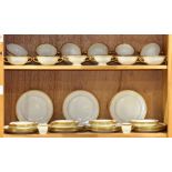 (lot of approx 55) Lenox porcelain table service, consisting (18) consomme bowls, (17) salad plates,