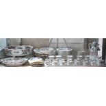 (lot of approx. 67) German porcelain table service, consisting of (14) demitasse cups and (15)