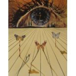 Salvador Dali (Spanish, 1904-1989), "The Eye of Surrealist Time (Les yeux du temps Surrealiste),"