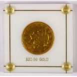 1875 CC $20 dollar gold Liberty Head Double Eagle