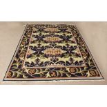 William Morris Arts and Crafts style carpet, 8' x 9'10"