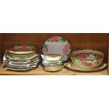 (lot of approx 25) Franciscan "Desert Rose" table service, consisting of dinner plates, salad