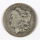 1889 (CC) Carson City Morgan Silver Dollar, Rare VG/F