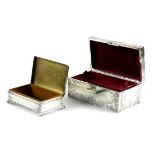 Sterling silver jewelry boxes