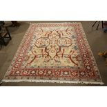 Turkish Oushak carpet 9'1" x 11'3"