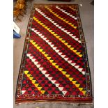 Semi antique Kilim carpet, 16'10" x 8'8"