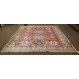 Uzbek Kazak carpet, 10'10" x 11'