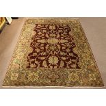 Pakistani Oushak carpet, 10' x 8'2"