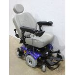 Dalton electric wheelchair with charger, 43"h x 22"w