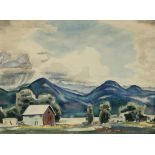 Alfred Wands (American, 1904-1998), Sangre de Cristo Mountains, Colorado, watercolor, signed lower