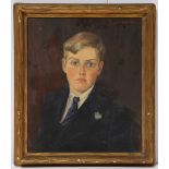 Portrait of a Young Man, 1937, oil on canvas, signed "Rosario W. Jackson" and dated lower right,