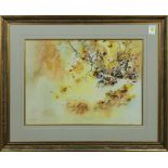 Gloria Rite (American, 20th century), Fall Foliage, watercolor on paper, pencil signed lower left,