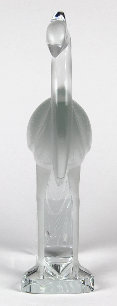 Lalique France "Louisiane" clear and frosted glass sculpture, engraved "Lalique France", and modeled - Image 3 of 4