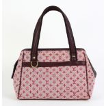 Louis Vuitton Josephine PM handbag, having cherry Idylle monogram exterior with brass hardware, 7"