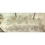 (lot of 15) Waterford crystal group, including footed compotes, vases, candlesticks, etc. largest: