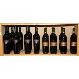 (lot of 18) California wine group including (9) 1999 Geyser Peak Alexander Valley Meritage, and (