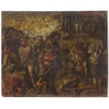 Italian/Florence School (18th century), Genre Scene The Annointing, oil on copper, unsigned,
