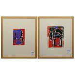 (lot of 2) Irving B. Haynes (American, 1927-2005), Untitled (#1620) and Untitled (#1637A), 1975/