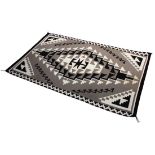 Navajo Two Grey Hills / Klagetoh blanket, 4'3" x 7'5"