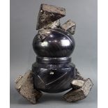 Jerry Rothman (American, 1933-2014), Modern Ritual Vessel, glazed ceramic sculpture, overall: 21.5"h
