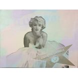 Steve Kaufman (American, 1960-2010), Marilyn Monroe, screenprint and acrylic on canvas, signed and