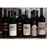 (lot of 6) California wine group, consisting of a 1976 Mill Creek Vineyards Cabernet Sauvignon,