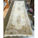 Persian Kerman runner, 2'10" x 10'3"