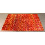 Indo Sari silk carpet, 5'6" x 8'1"