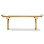 McGuire, San Francisco custom console table, executed in the Chinese taste, having a rectangular