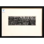 Misch Kohn (American, 1916-2002), "Processional," 1955, woodcut, pencil signed and dated lower