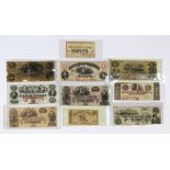 Obsolete/Confederate/National 19th Century Bank Notes