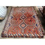 Afghan Turkoman carpet, 7'9" x 5'2"