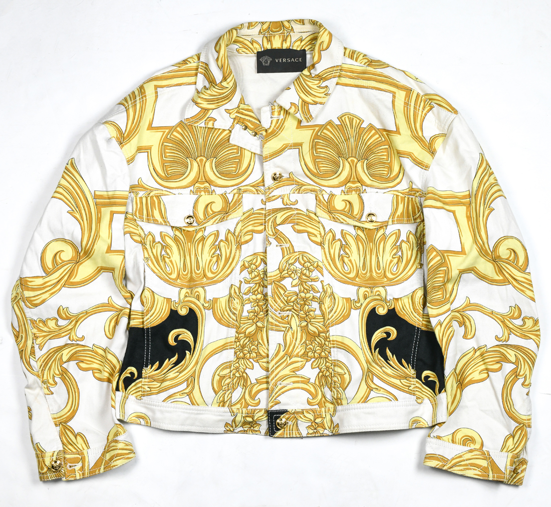 (lot of 13) Versace and Louis Vuitton clothing group, consisting of (2) pairs of Louis Vuitton denim - Image 9 of 9