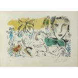 Marc Chagall (French/Russian, 1887-1985), "Homecoming," 1973, lithograph in colors, pencil signed